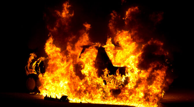 Athens, Greece: Taking responsibility  for an incendiary act by Anarchists