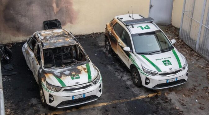Milan, Italy: Claim for the incendiary attack against some cars of the local police in solidarity with Alfredo Cospito (Milan, 30 January 2023)