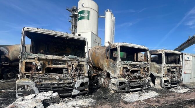 Berlin (Germany) : A cement giant loses its concrete trucks